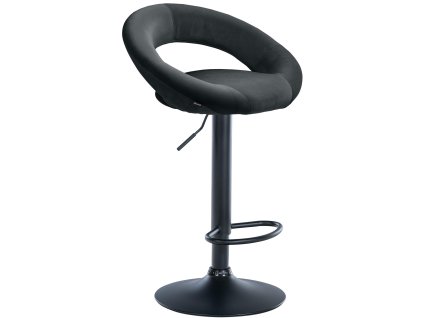 Sametová barová židle Olinda