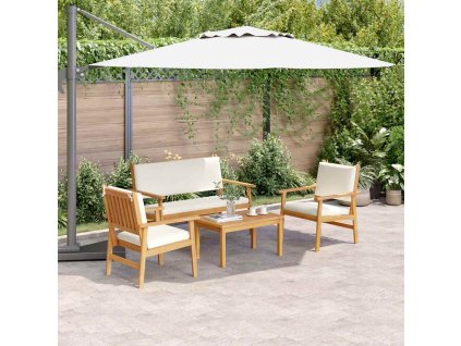 Sada zahradních pohovek 4 pcs Hnědá 120 x 65,5 x 79 cm 3325227