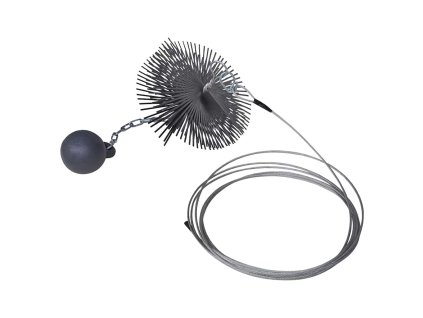 Kulatý kartáč na čištění komínů průměr 25 cm 141273