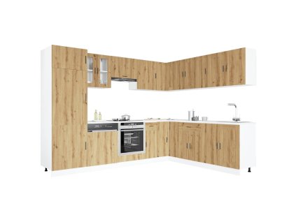14dílná sada kuchyňských skříněk "Porto" dub artisan kompozit 3315000