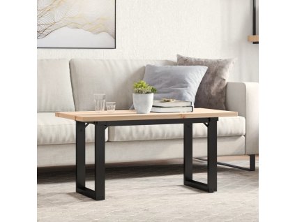 Konferenční stolek s O rámem 100x50x45,5 cm borovice a ocel 3282732