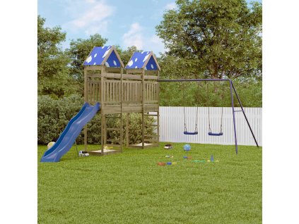 Dětské hřiště na zahradu impregnované borové dřevo 3279042