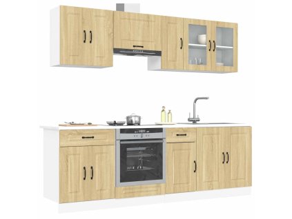 8dílná sada kuchyňských skříněk "Kalmar" dub sonoma kompozit 3314824