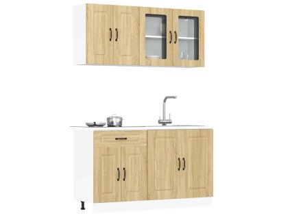 4dílná sada kuchyňských skříněk "Kalmar" dub sonoma kompozit 3314854
