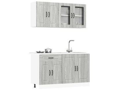 4dílná sada kuchyňských skříněk "Kalmar" šedý sonoma kompozit 3314857