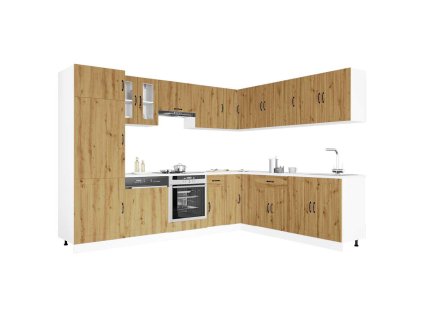 14dílná sada kuchyňských skříněk "Lucca" dub artisa kompozit 3314990