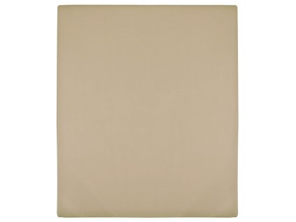 Jersey prostěradlo taupe 160x200 cm bavlna 136226