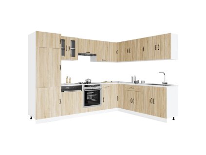 14dílná sada kuchyňských skříněk "Kalmar" dub sonoma kompozit 3314974