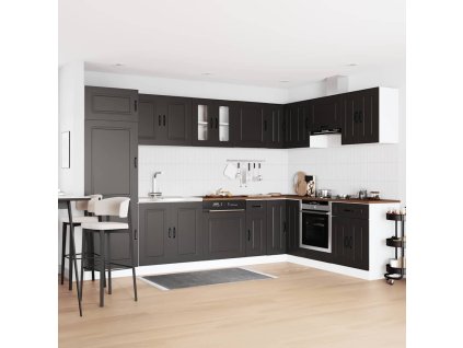 Kuchyňská skříň Kalmar Černá 80 x 46 x 81,5 cm kompozitní dřevo 3315002