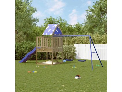 Dětské hřiště na zahradu impregnované borové dřevo 3279210