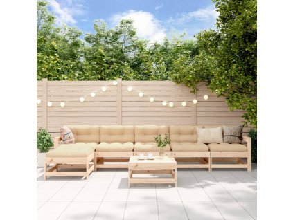 7dílná zahradní sedací souprava masivní borovice 3186431
