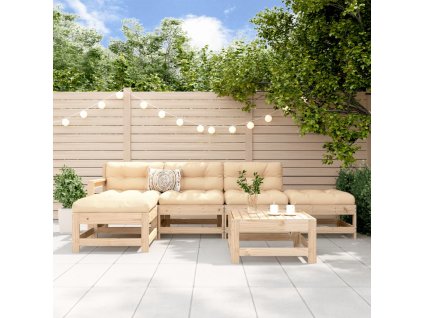 6dílná zahradní sedací souprava masivní borovice 3186536