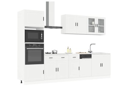 7dílná sada kuchyňských skříněk "Porto" bílá, dřevěné 3314751