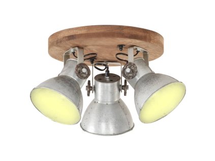 Industriální stropní svítidlo 25 W stříbrné 42 x 27 cm E27 320505