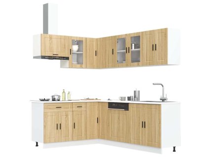 11dílná sada kuchyňských skříněk "Porto" dub sonoma kompozit 3314904