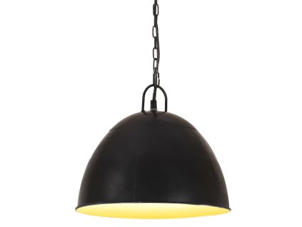 Industriální závěsné svítidlo 25 W černé kulaté 31 cm E27 320548