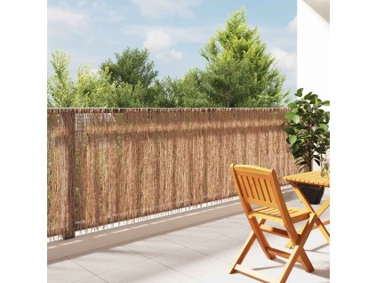 Zahradní plot z mlází 400 x 100 cm 141607