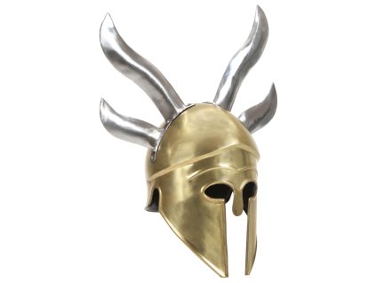 Řecká vojenská přilba pro LARPy replika mosaz ocel 286223