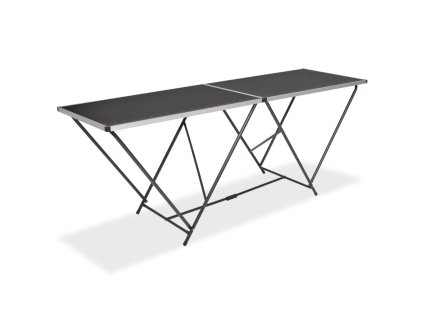 Skládací tapetovací stůl MDF a hliník 200 x 60 x 78 cm 142920