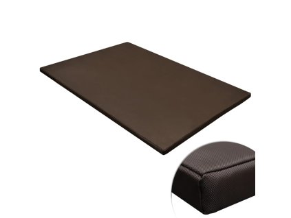 Matrace pro psa plochá obdélníková hnědá L 170241
