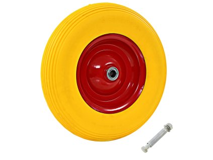 Kolo ke kolečku s nápravou odolné PU 4.00–8390 mm 142980