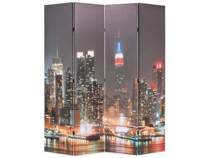 Skládací paraván 160 x 170 cm New York by Night 245862