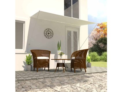 Zatahovací markýza krémová 300 x 150 cm 143767