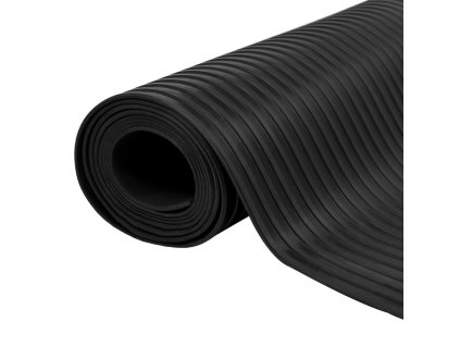 Protiskluzová rohož gumová 1,5 x 2 m 3 mm vroubkovaná 143949