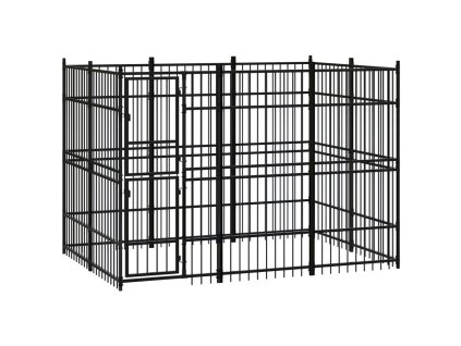 Venkovní psí kotec ocel 5,53 m² 3097957