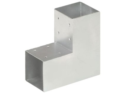 Trámová spojka ve tvaru L pozinkovaný kov 91 x 91 mm 145469