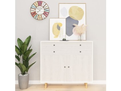 Samolepící tapeta na nábytek bílé dřevo 500 x 90 cm PVC 146116