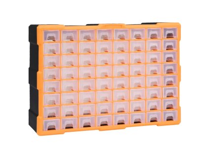 Organizér se 64 zásuvkami 52 x 16 x 37,5 cm 147579