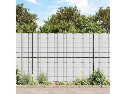 Stínící plotové fólie 4 ks PVC 35 x 0,19 m bílé 147860