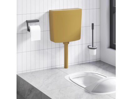 Splachovací WC nádržka se spodním přívodem vody 3/6 l curry 148010