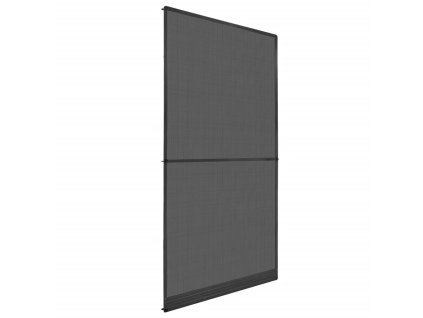 Dveřní síť proti hmyzu s panty antracitová 120 x 240 cm 148714