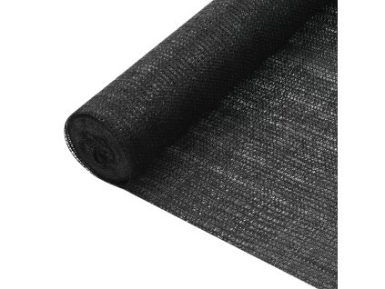 Stínící tkanina černá 1,2 x 10 m HDPE 75 g/m² 149320