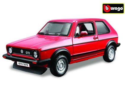 143314 bburago 1 32 vw golf mk1 gti 1979 red