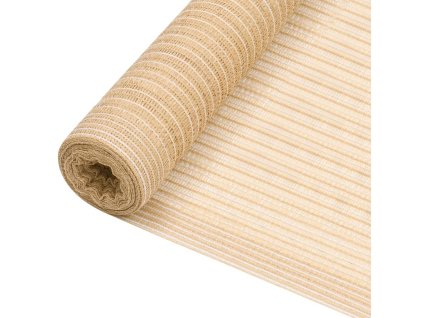 Stínící tkanina béžová 1 x 10 m HDPE 75 g/m² 149425