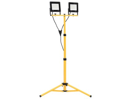 LED reflektor se stojanem 2 x 50 W studené bílé světlo 149661