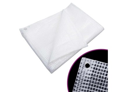 Plachta 140 g/m² 6 x 8 m bílá 151619