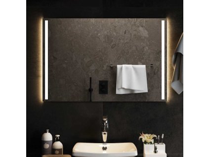 Koupelnové zrcadlo s LED osvětlením 90 x 60 cm 151752