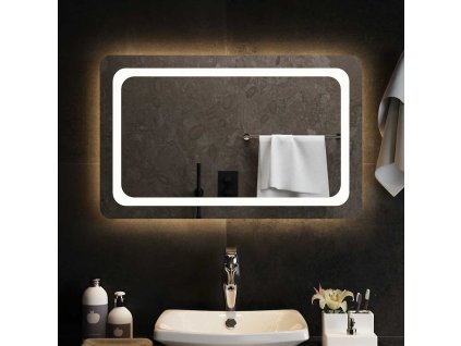 Koupelnové zrcadlo s LED osvětlením 80x50 cm 151786