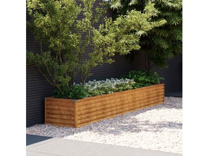 Vyvýšený záhon 291 x 50 x 36 cm cortenová ocel 151977