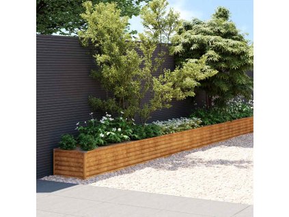 Zahradní vyvýšený záhon 770 x 50 x 36 cm cortenová ocel 151981