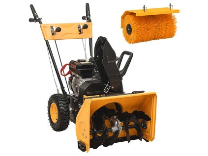 Benzínová sněhová fréza a zametač 2 v 1 6,5 HP 152161