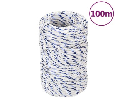 Lodní lano bílé 2 mm 100 m polypropylen 152266