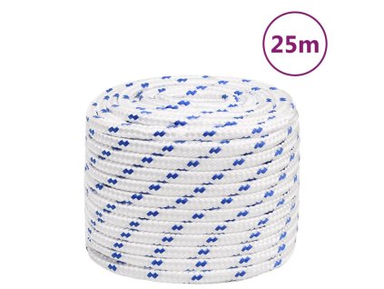 Lodní lano bílé 18 mm 25 m polypropylen 152311