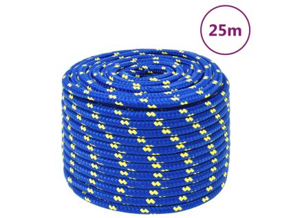 Lodní lano modré 14 mm 25 m polypropylen 152462