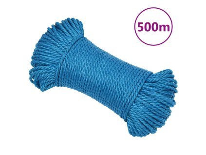 Pracovní lano modré 3 mm 500 m polypropylen 152961