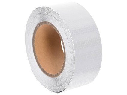 Reflexní páska bílá 5 cm x 20 m PVC 153116
